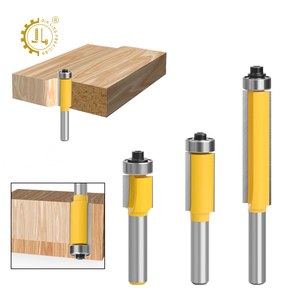 <span class=keywords><strong>Fraise</strong></span> <span class=keywords><strong>de</strong></span> toupie affleurante à tige <span class=keywords><strong>de</strong></span> 8mm avec roulement et garniture affleurante personnalisable OEM - Product Image 1