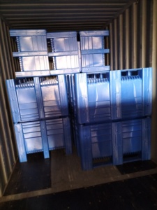 Lypallets Nhiệm Vụ Nặng Nề Ngành Công Nghiệp Tái Sử Dụng <span class=keywords><strong>Stackable</strong></span> HDPE Tái Chế Di Chuyển Nhựa Pallet <span class=keywords><strong>Bin</strong></span> Hộp Container Với Bánh Xe - Product Image 3