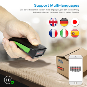 Netum c740 Túi xách tay CCD Máy quét mã vạch không dây màu xanh răng tiện dụng máy quét - Product Image 6