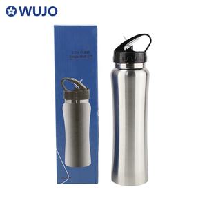 WUJO Manufacturer 750ml New Design Cheap Free Sample Purple Single Wall Vacuum <strong>Cup</strong> Stainless Steel Termo De Agua - Product Image 5