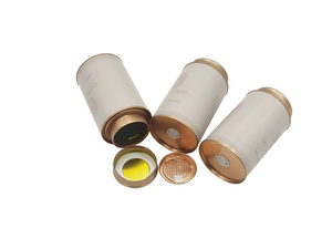 Tube en papier pour poudre d'herbes, emballage biodégradable en papier kraft, boîtes en fer blanc <span class=keywords><strong>et</strong></span> feuille d'aluminium pour café, thé, chocolat, gâteau, sucre - Product Image 5