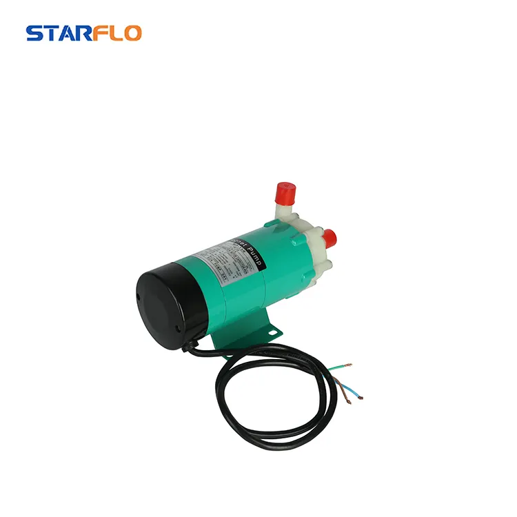 STARFLO 110V/230V AC 16-19LPM Promotion Small Magnet Electric Drive Centrifugal Chemical Acid Plastic Magnetic Gear Pump