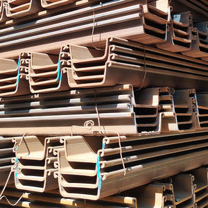 Pila de chapa de acero tipo U Sy295 Sy390 laminada en caliente de alta resistencia para construcción - Product Image 4