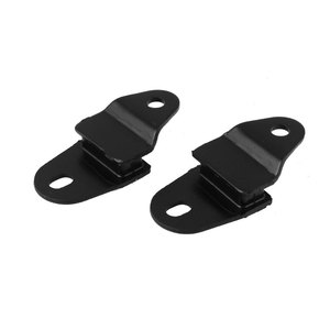 Cross Border Motorcycle Exhaust Muffler Pipe <b>Bracket</b> Kit For 87-06 Yamaha YFZ 350 <b>Black</b> Steel Hanger Replacement Part - Product Image 4