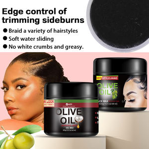 Gel Coiffant Tressé Noir <span class=keywords><strong>Imperméable</strong></span> Prix Usine, Cire Coiffante Végane Fixation Forte, Produit Coiffant <span class=keywords><strong>Femme</strong></span> Vente en Gros - Product Image 2