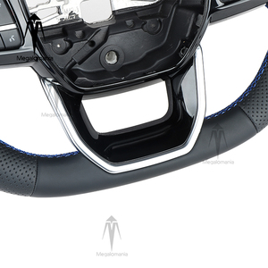 พวงมาลัยหุ้มหนังแท้แบบสั่งทำพิเศษสำหรับ Ford Transit Tourneo C-MAX Kuga St V348 Mk8 ปี 2018 2019 <span class=keywords><strong>2021</strong></span> 2022 2023 - Product Image 3