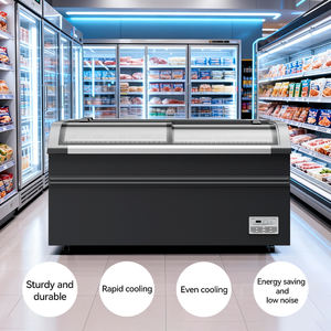 Réfrigérateur commercial à double porte vitrée de 800 L, congélateur profond pour la présentation de glaces et de sucettes glacées, idéal pour les supermarchés et les magasins de proximité - Product Image 6