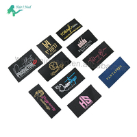 Etiquetas de Ropa Personalizadas con Logotipo Propio, Etiquetas Tejidas con Nombre de Marca, Etiquetas Impresas para Prendas de Vestir, Precio de Fábrica