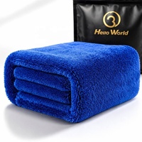 Chiffonnette en microfibre Tavelya Premium Nano Suede pour le detailing, serviette de polissage haute densité pour un fini miroir sans traces