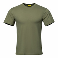 T-shirts tactiques pour hommes OEM, col rond, respirants, en coton, camouflage