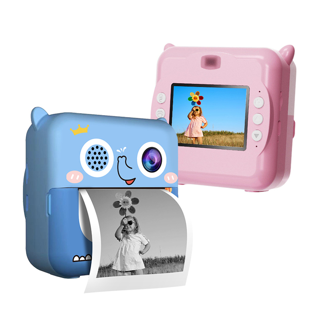 Boy Girls Birthday Gift Children Instant Print Camera Kids Video Photography Digital Camera Toys Mini Thermal Printer