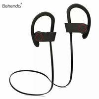 Écouteurs sans fil Bluetooth 5.0 de haute qualité, écouteurs intra-auriculaires U8 avec étanchéité IPX4, crochet d'oreille pour l'extérieur