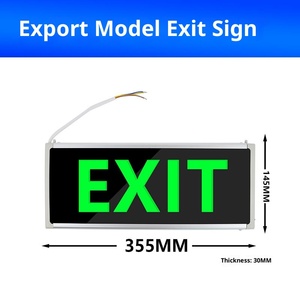 Tùy chỉnh mô hình 3 Wát treo tường treo có thể sạc lại Ni-Cd Pin <span class=keywords><strong>LED</strong></span> <span class=keywords><strong>Exit</strong></span> hướng dẫn đăng ký khẩn cấp ánh sáng - Product Image 2