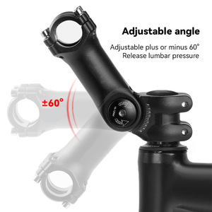 Extensor de Altura de <span class=keywords><strong>Manillar</strong></span> Ajustable, Construcción de Aleación de Aluminio de Alta Resistencia, para Bicicletas de Montaña y Carretera de 28.6/31.8mm - Product Image 5