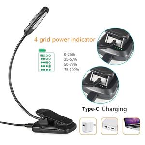 Lampe de bureau créative à pince pour chambre à coucher, protection oculaire pour étudiant, lampe de lecture de chevet, lampe de nuit USB pour dortoir - Product Image 5