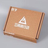 Fabricant de boîtes d'expédition en carton ondulé à bande déchirable de marque privée, boîte d'emballage en papier personnalisée pour le commerce électronique pour vêtements