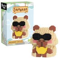 Ensemble de mini-blocs de construction personnalisés OEM Capybara, jouets en briques de diamant DIY, fabricant de décorations de bureau, cadeaux originaux