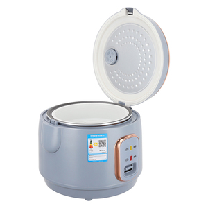 Olla Arrocera Eléctrica Multifuncional CE CB Blanca Mini <span class=keywords><strong>de</strong></span> 2 Litros y 5 Tazas con Tapa <span class=keywords><strong>de</strong></span> <span class=keywords><strong>Vidrio</strong></span> y Vaporera para Uso Doméstico - Product Image 4
