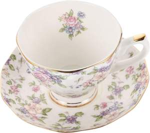 ชุดกาแฟเซรามิกพอร์ซเลนลายการ์ตูนสีน้ำเงิน ของขวัญธุรกิจ ขายส่งจำนวนมาก ของเก่าคุณภาพดี - Product Image 1