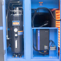 Compresseur d'air à vis à entraînement direct à aimant permanent à fréquence variable monophasé refroidi par air SE-50EPM Xinlei