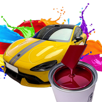 Super Qualité 1K Auto Transparent Rouge Chrome Peinture De Voiture En Aérosol Or Dur avec Revêtement Liquide Acrylique