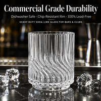 Nouvel Arrivage Verre à shot classique ciselé à fond épais, mini, écologique, en verre épaissi 60ml, design moderne et luxueux