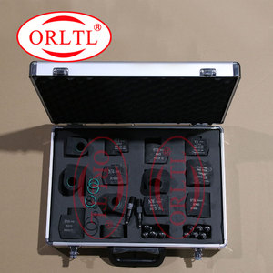 12 pièces Adaptateur de support d'<span class=keywords><strong>injecteur</strong></span> de carburant et support d'<span class=keywords><strong>injecteur</strong></span> à rampe commune diesel pour outils de diagnostic d'<span class=keywords><strong>injecteur</strong></span> B-osch Denso OR7002 - Product Image 1