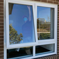 Fenêtre coulissante anti-effraction de conception australienne, fenêtre coulissante en aluminium anti-effraction, fenêtre coulissante insonorisée, fenêtre coulissante Velux, fenêtres de balcon