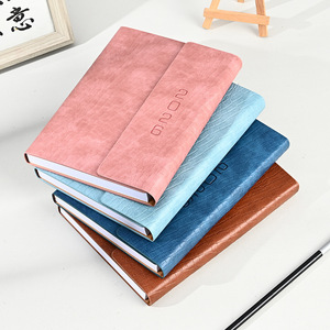 Gf Thiết Kế Mới Sang Trọng Gấp Ba Lần A5 Nhật Ký Tạp Chí Biểu Tượng Tùy Chỉnh PU Da Bìa Cứng Lịch Máy Tính Xách Tay Cho Các Trường Học Văn Phòng Nhà Cung Cấp - Product Image 1