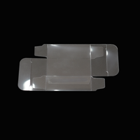 Boîte Cadeau Personnalisable en Plastique PET Rectangulaire Transparente, Matériaux Recyclés, pour Thé, Bonbons, Pâtisseries, Aliments, Boissons, Jus