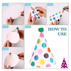 Striscioni di Buon Compleanno, Bandiere, Cappello di Carta, Corona, Fischietto, Occhiali con Rumore, Accessori per Foto, Decorazioni per Feste di Compleanno - Product Image 5