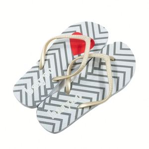 Sandalias con Correa de Tela, Pantuflas Personalizadas para Mujer, Chanclas de Goma con Logotipo Personalizado - Product Image 3