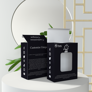 Matte Lamination Black Box for Electronics Soy Ink Gold Stamping Hair Drier Paper Box Factory Direct Paper Box for Game Machine - Product Image 4