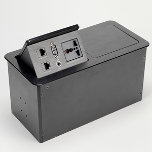 <span class=keywords><strong>Prise</strong></span> de courant escamotable double à levage lent avec NFC, puissance nominale 16A, indice de protection IP44, usage industriel pour hôpitaux - Product Image 4