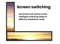 Écran LCD numérique ultra large étiré pour affichage publicitaire commercial en intérieur