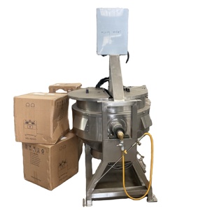 Olla Industrial de Acero Inoxidable con Agitador y Tapa Inclinable de 100L, 200L, 300L, 500L, 600L - Product Image 1
