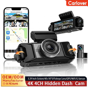 Cámara para Auto 4K <span class=keywords><strong>de</strong></span> 4 Canales, Delantera y Trasera, con GPS, para Vehículos - Product Image 1