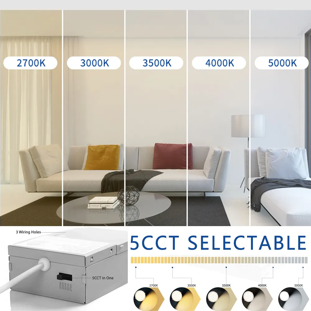 ETL 3cct 5cct Licht LED-Panel Decken paneele Lichter LED-Licht Down light mit Anschluss dose