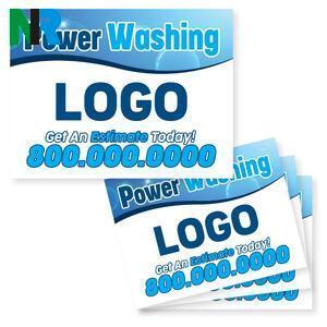 Wholesale PP 4mm UV Printing Custom <b>Plastic</b> Cutting <b>Letter</b> Blank 18x24 Yard Sale Signs Advertising with H-Stakes - Product Image 2