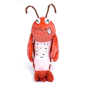 Sáng Tạo Tôm Đồ Chơi Sang Trọng Quà Tặng, Vui Thực Phẩm Thú Nhồi Bông Động Vật Cho Bàn Trang Trí, Tùy Chỉnh Virus Mantis Tôm Búp Bê Cho Khuyến Mãi - Product Image 4