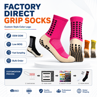 Chaussettes de football personnalisées confortables et antidérapantes pour hommes