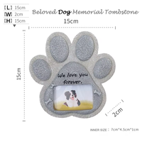 Pet Memorial Garden Stone Pintado a mano de alta calidad Pet Tombstones Amado Memorial Stones Grave Markers