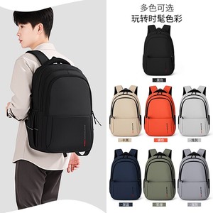 <b>Backpack</b> 15 Inches Unisex Lightweight Travel <b>Backpack</b> With Interior Zipper Pocket Solid Color Detachable <b>Strap</b> - Product Image 5