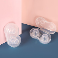 Extracteur de mamelon inversé en Silicone sans BPA étui anti-poussière correcteur de ventouse de mamelon pour l'alimentation du nourrisson prévenir l'inversion du mamelon