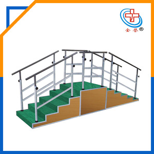 Appareil d'entraînement manuel pour enfants, escalier d'entraînement bidirectionnel à hauteur réglable en acier, équipement de rééducation pour la correction de la marche et des membres inférieurs - Product Image 3