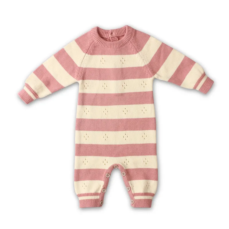 Newborn Baby Girl Clothes Long Sleeve Rompers Children's Clothes Knit Sweater Jumpsuit for Kids