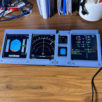 Pantalla de Instrumentos de Vuelo Simulada para Cabina de Airbus A320, de Aluminio TFA, para Interiores, Venta Directa de Fábrica OEM