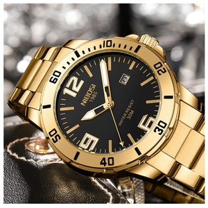 For 2589 New Gold Quartz <b>Watch</b> Men's Sports Stainless Steel 3BAR Water Resistant Luminous Fashion Classic Luxury <b>Watch</b> - Product Image 5