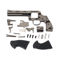 Model Pistol Mainan Colt Python Mini Gantungan Kunci Logam Zinc Alloy Laris 7CM Model Pistol Gantungan Kunci yang Dapat Dilepas
