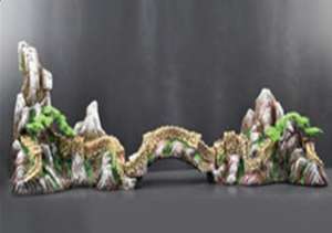 Akuarium pemandangan tangki ikan, hiasan batu lanskap ukuran set interior pemandangan untuk menghindari sarang udang - Product Image 3